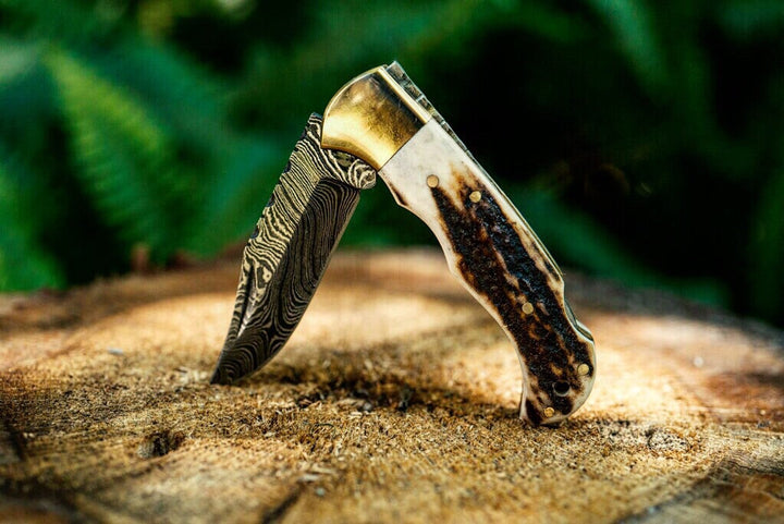 Deer Antler Pocket Knife- VG 33 by Vintage Gentlemen