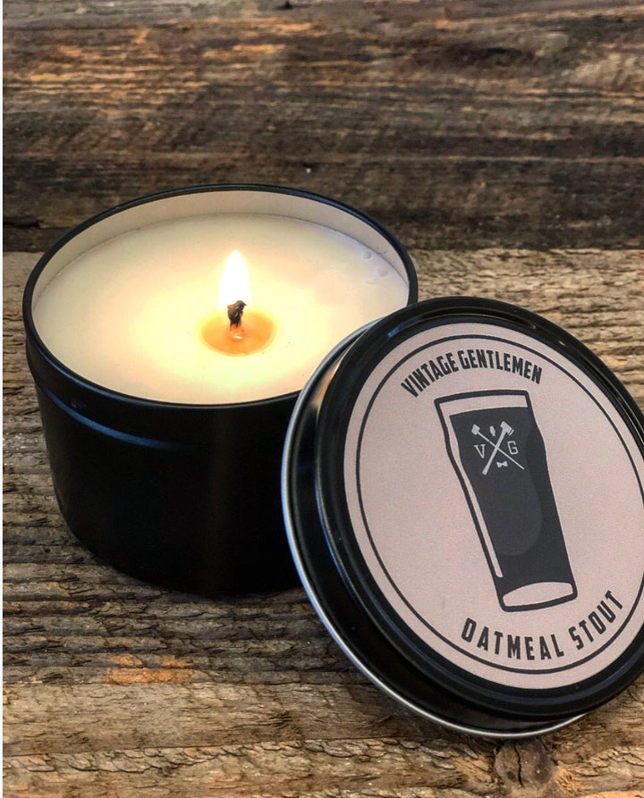 “Oatmeal Stout” Soy Candle by Vintage Gentlemen