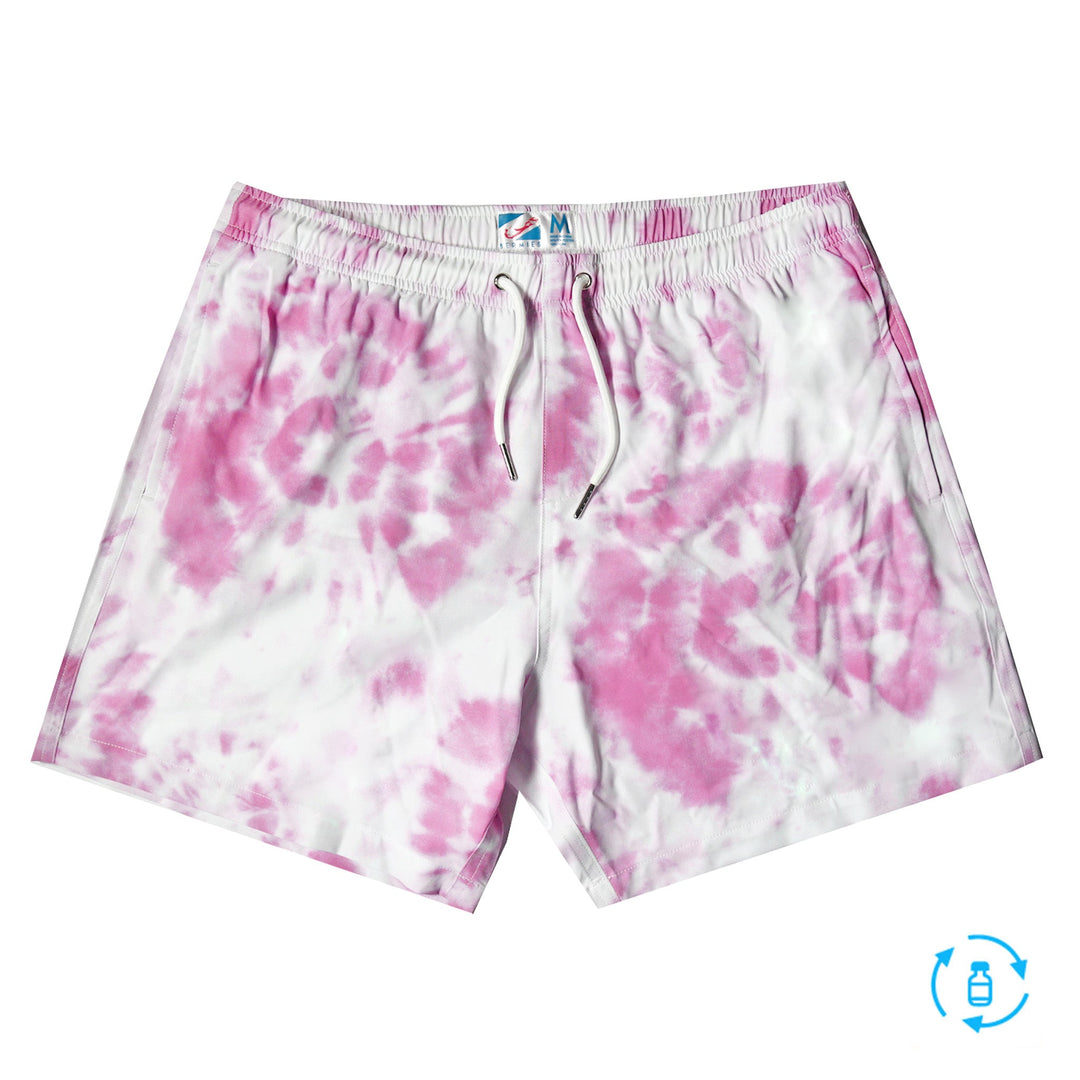 Purple Tie Dye - 5" Swim Trunks by Bermies Swimwear