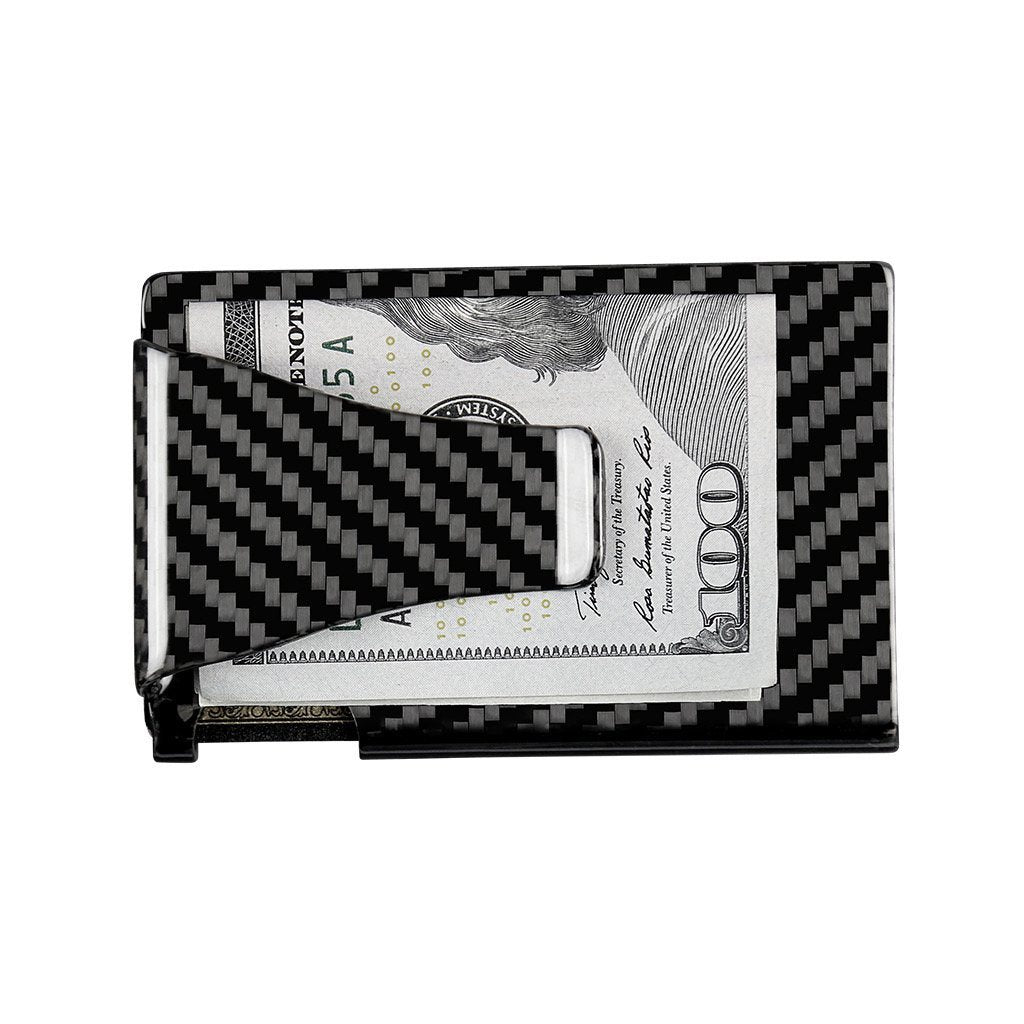 Real Carbon Fiber Cash & Card Slim Wallet by Simply Carbon Fiber