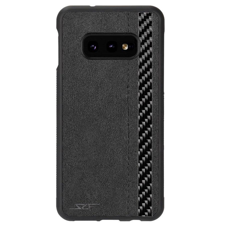 Samsung S10e Alcantara & Real Carbon Fiber Case | CLASSIC Series by Simply Carbon Fiber