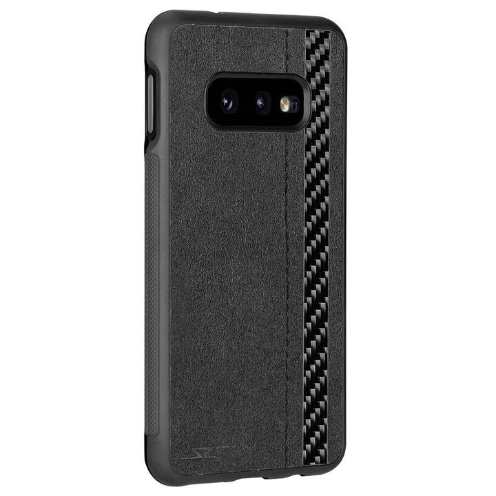 Samsung S10e Alcantara & Real Carbon Fiber Case | CLASSIC Series by Simply Carbon Fiber