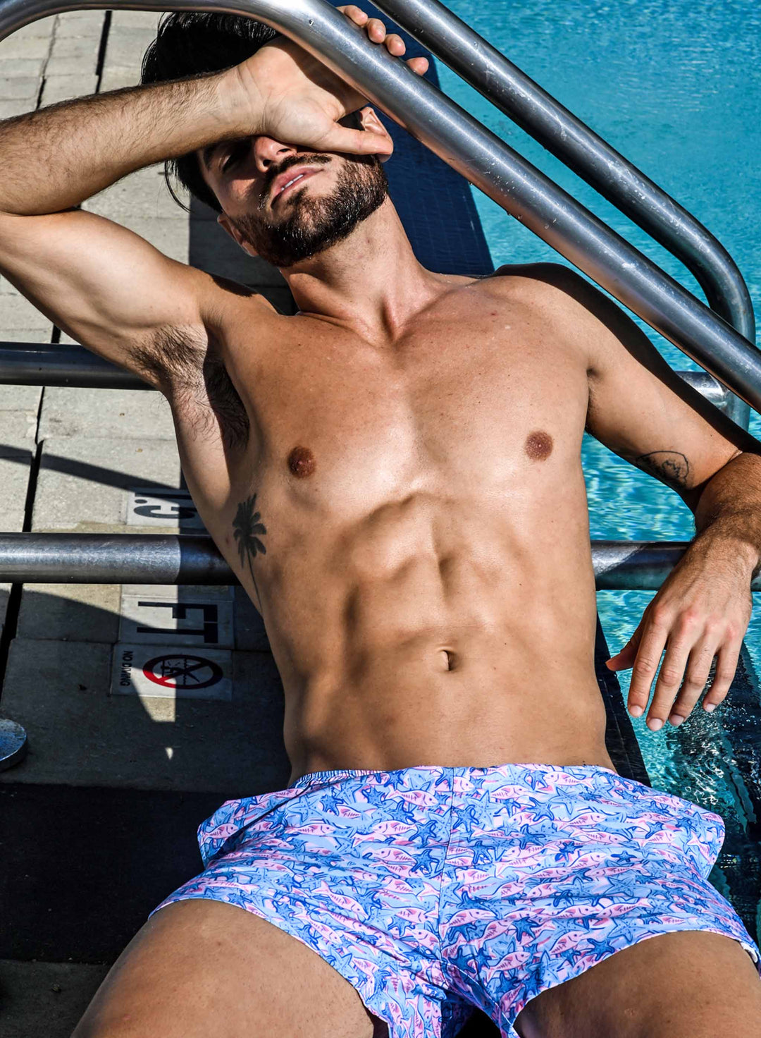 Starfish - 3.5" Swim Trunks by Bermies Swimwear