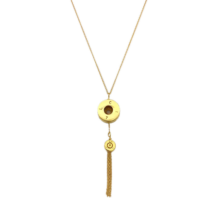 Bullet Tassel Necklace by SLATE + SALT