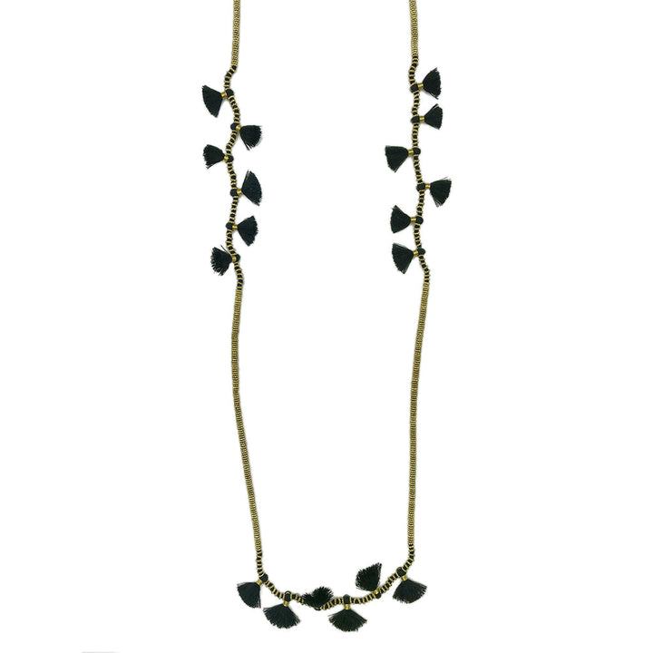 Krisha Tassel Necklace by SLATE + SALT